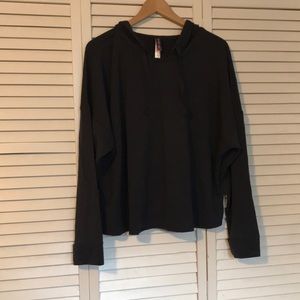 NWT adore me cropped long sleeve w/ hood and shorts set